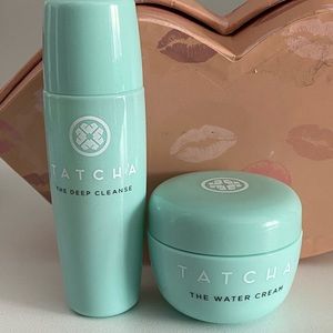 Tatcha the deep cleanse and the water cream